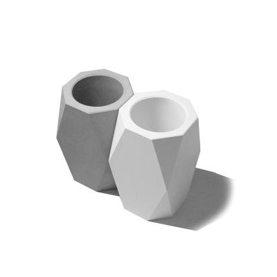Cement pen holder/dry flower vase