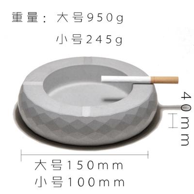 Cement ashtray Z-09
