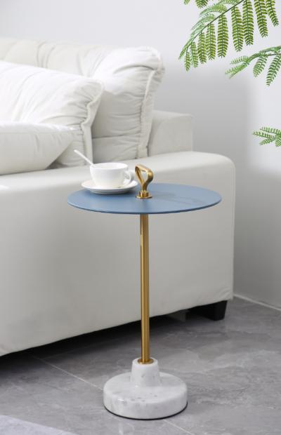 Carbon Steel Marble Coffee Table