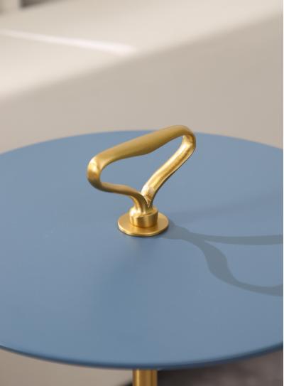 Carbon Steel Marble Coffee Table