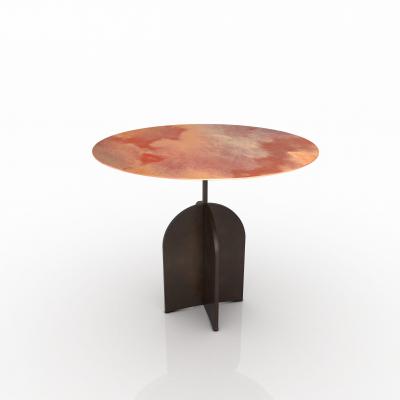 Retro Style Iron Side Table