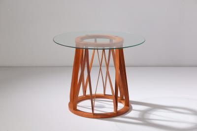 Explosion Proof Glass Iron Tea Table