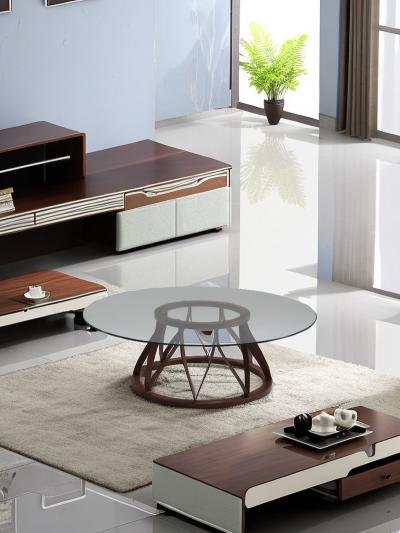 Explosion Proof Glass Iron Tea Table