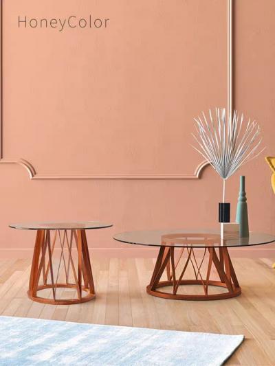 Explosion Proof Glass Iron Tea Table