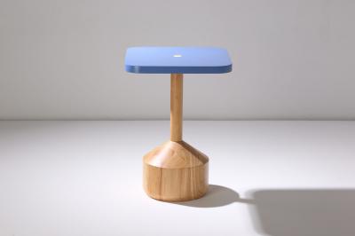 Wood Iron Side Table