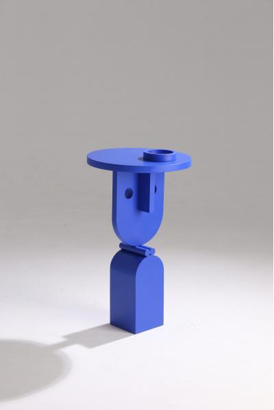 Face Wood Side Table