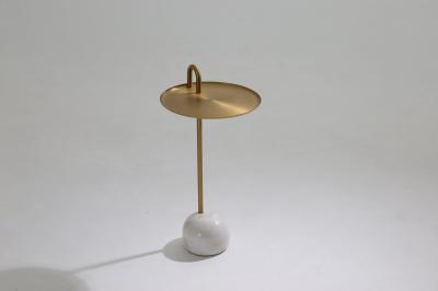 Marble Iron Side Table