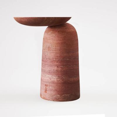 Unique Red Travertine Coffee T...