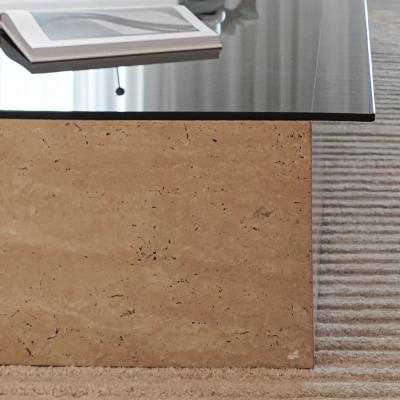 Stylish Travertine Coffee Table