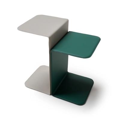 Two-Tiered Saddle Leather Side...