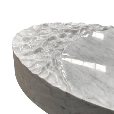 Miracle Solid Natural Marble Tea Table