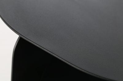 Black Carbon Steel Side Table