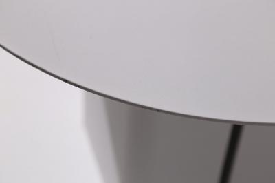 White Carbon Steel Side Table