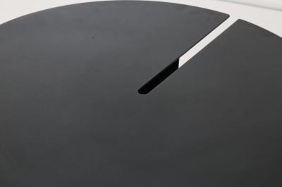 Black Carbon Steel Side Table