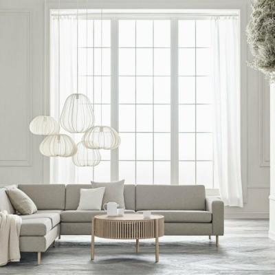 Polyester Iron Mesh Gauze Ceiling Lamp