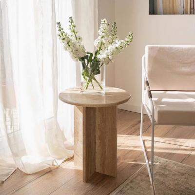Marble Round Side Table