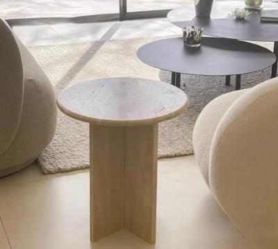 Marble Round Side Table