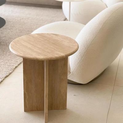 Marble Round Side Table