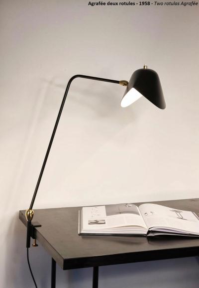 Serge Mouille Agrafée Desk Lamp