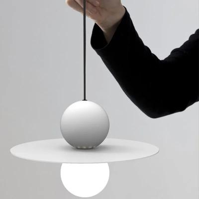 Glass Rope Cord Pendant Light