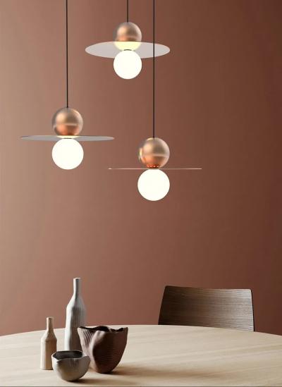 Glass Rope Cord Pendant Light