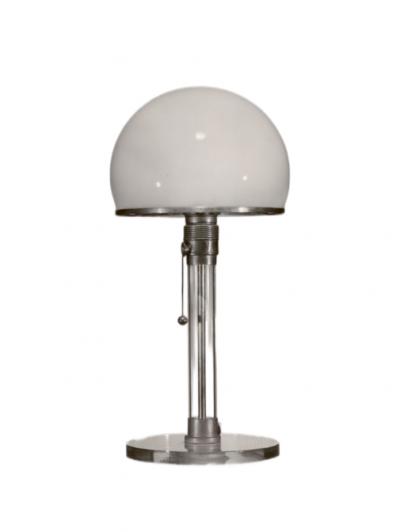 Glass Carbon Steel Table Lamp