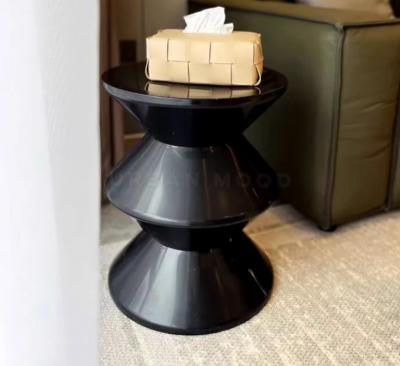 Magnesium Oxide Black Side Table