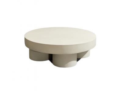 Magnesium Oxide Thick Pillar Coffee Table