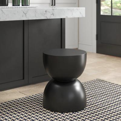 Hourglass Shape Magnesium Oxide Side Table